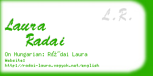 laura radai business card